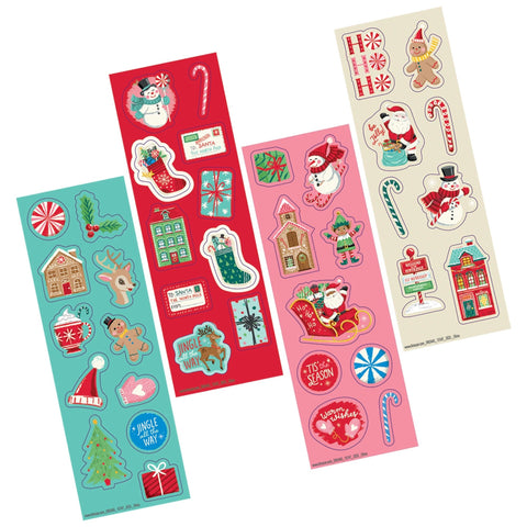 Peppermint Twisted Sticker Strips