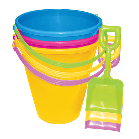 Beach bucket with shovel