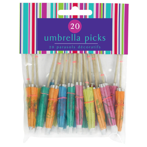 Cocktail Umbrella Assorted Picks