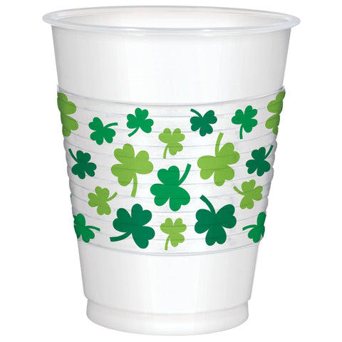 St. Patrick's Day Plastic Cups, 16 oz.