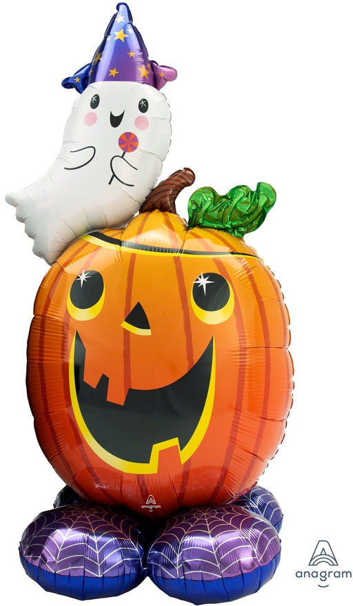 Ballon citrouille d'Halloween (56") - Airloonz - Ballons - Boo'tik d'Halloween
