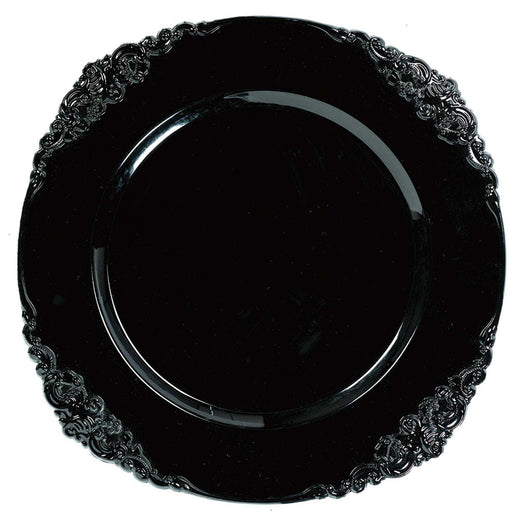 Grande assiette noire