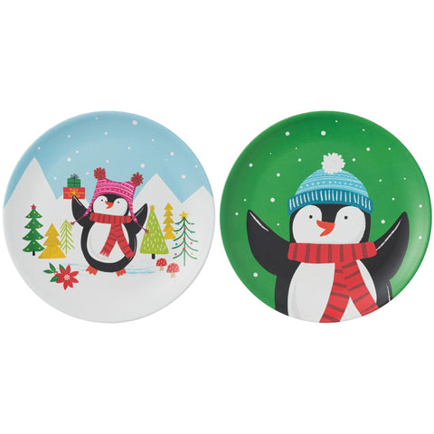 Penguin Kids Plates (10")