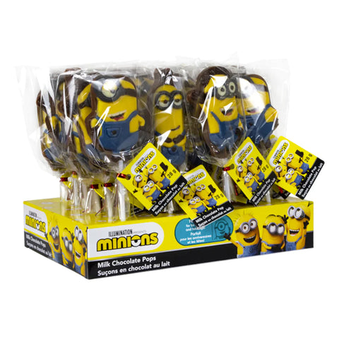 Suçons en chocolat 28g.Les Minions