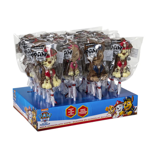 Chocolate lollipops 28g.Paw Patrol