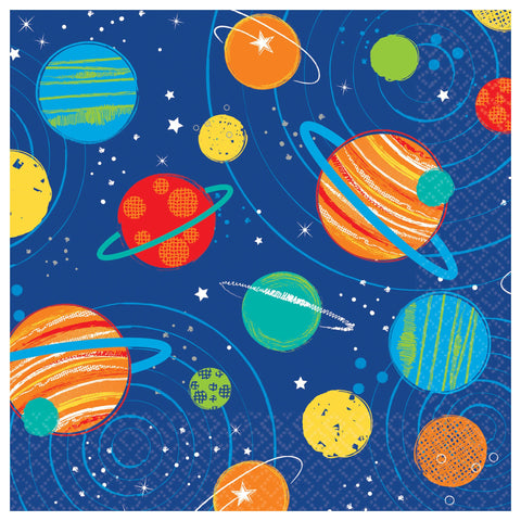 Beverage Napkins - Space (16/pkg)