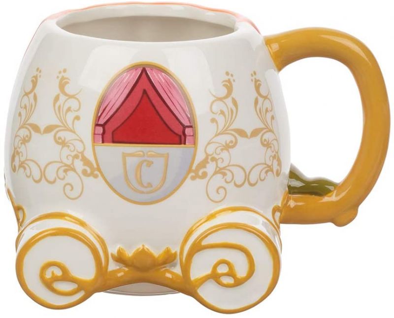 Disney Cinderella Pumpkin Sculpted Ceramic Mug