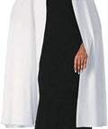 Cape de 45" en tissu à capuchon - Blanc - Adulte - Accessoire - Boo'tik d'Halloween
