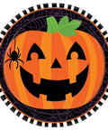 Assiettes à dessert - Citrouille (8/pqt - 7po) -  - Boo'tik d'Halloween