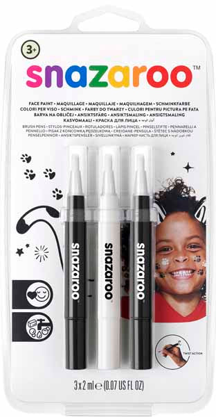Stylos Pinceaux Snazaroo Monochrome
