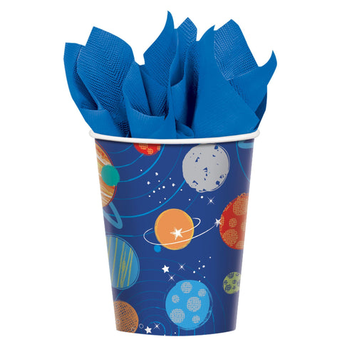 9oz Paper Cups - Space (8/pkg)