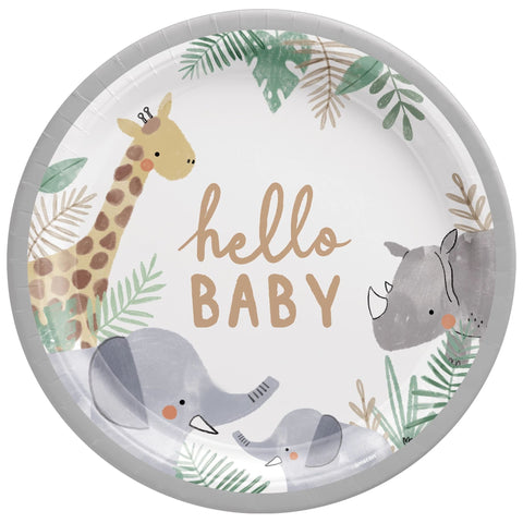 Assiettes de 10.5" - Collection Jungle Baby