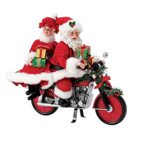 Collectible figurine - Santa on motorcycle