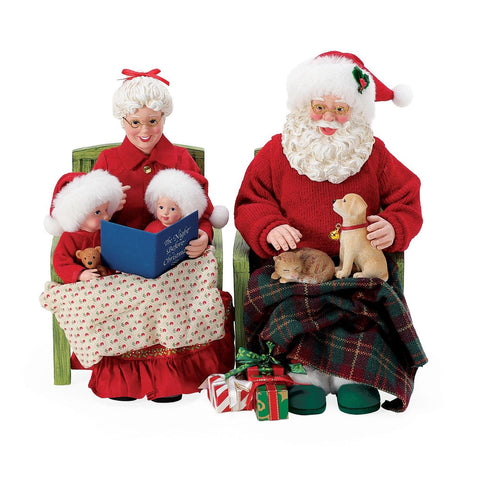 Collectible figurine - Father and Mother Christmas