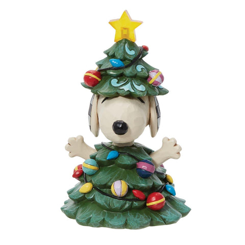 Snoopy ornament in a Christmas tree