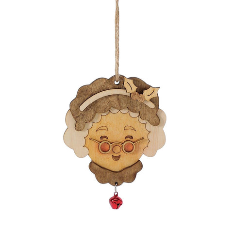 Wooden ornament - Mother Christmas