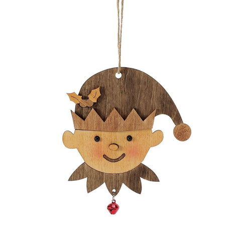 Wooden ornament - Elf