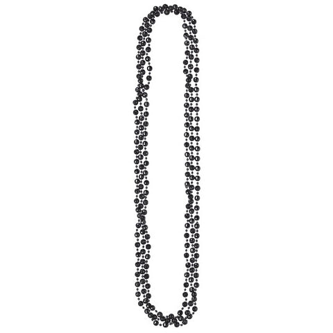 Pearl Necklaces - Black (3/pkg)