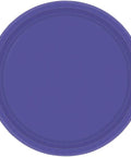 Assiettes à repas en carton - Violet 9po. (8/pqt.) - Vaisselle - Boo'tik d'Halloween