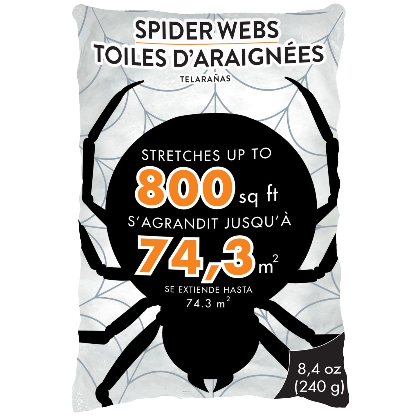 Toile d'araignée en polyester extensible Big Pack