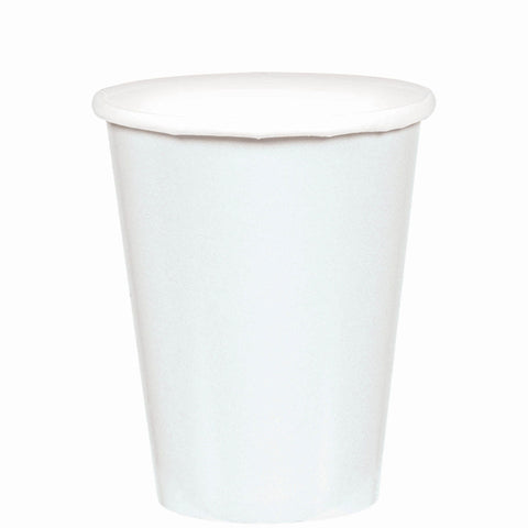 Verres en carton 9oz (20/pqt) - Frosty White