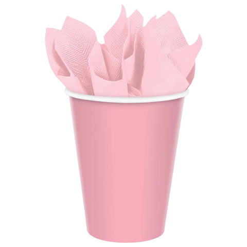 Verres en carton 9oz (20/pqt) - New Pink