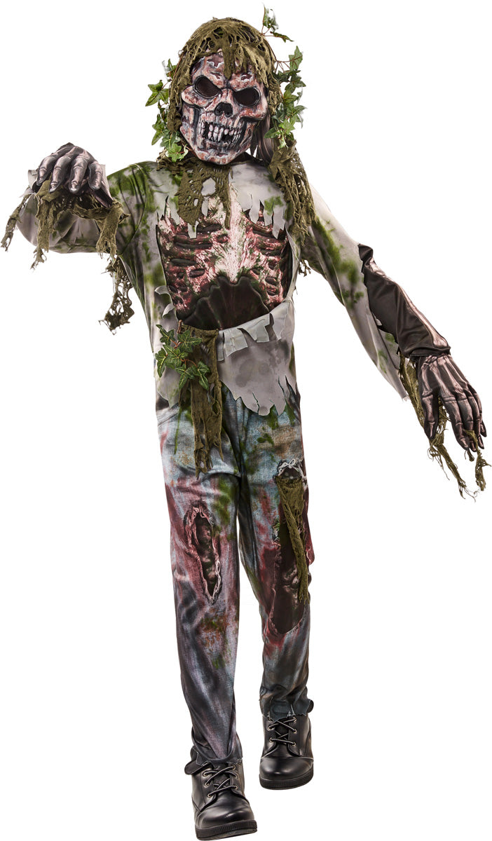 Costume zombie des marais - Garçon