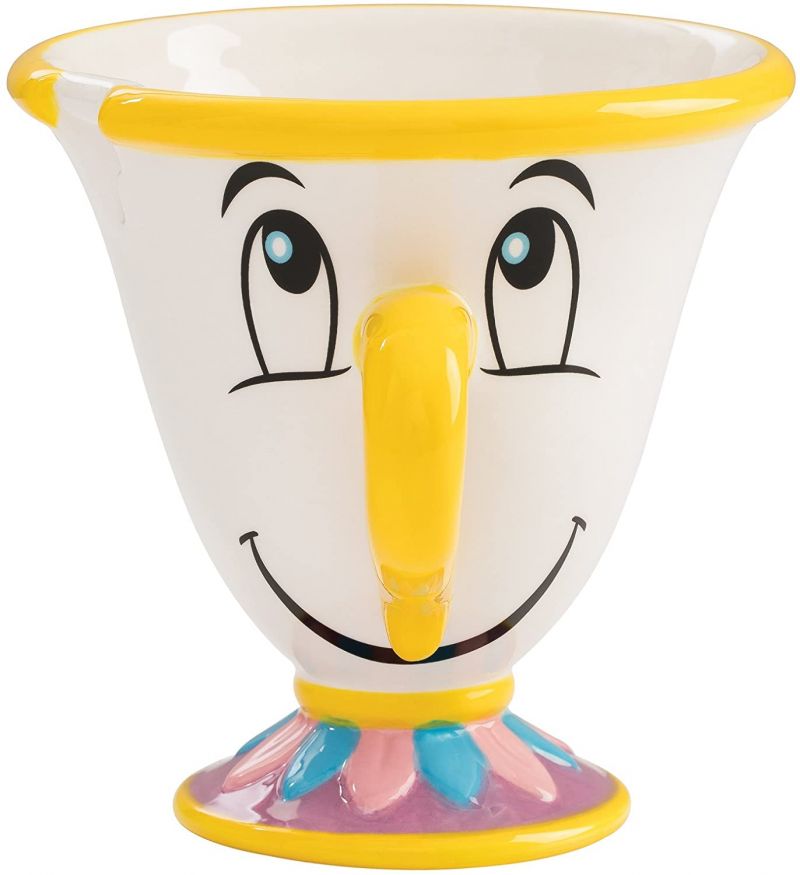 55844 DISNEY - Beauty and The Beast Chip 8 oz. Sculpted 3 8.50 5.000 25.50 Ceramic Tea Cup