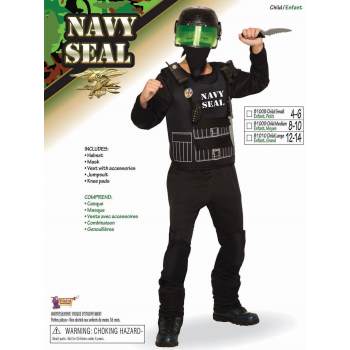 Costume de soldat noir - Garçon