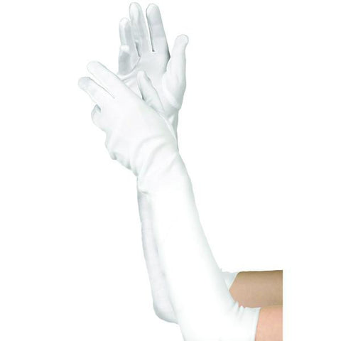 Longs gants blancs - Femme