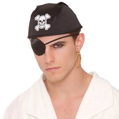Boucles oreilles et cache-oeil pour pirate