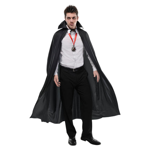 Full length black cape