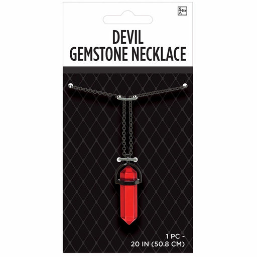 Collier de pierres précieuses du diable