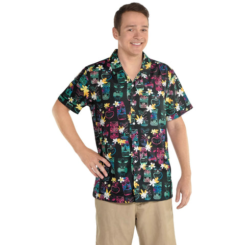 Hawaiian Tiki Shirt Adult Large/X-Large