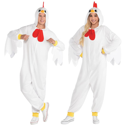 Chicken Costume (Jumpsuit) - Adult