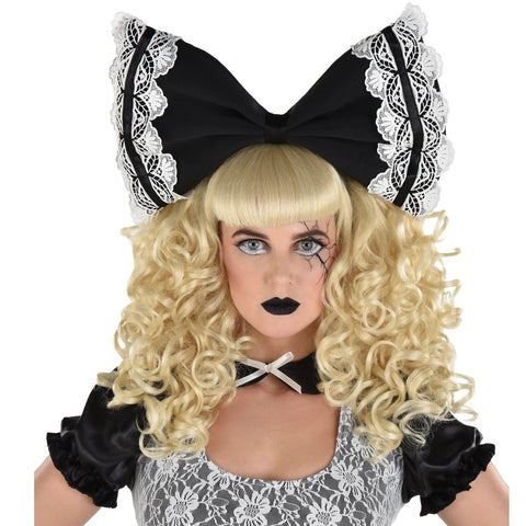 Dark Scary Doll Headband