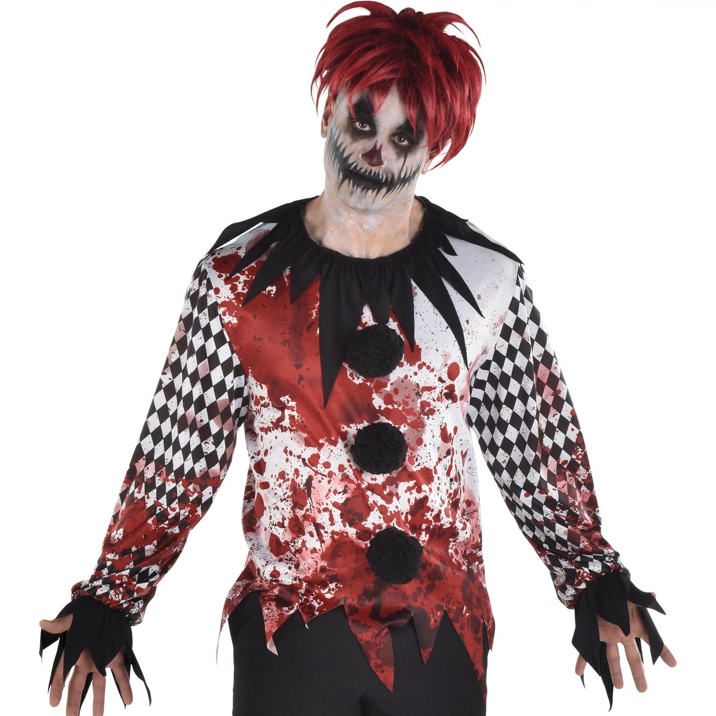 Chemise effrayante de clown effrayant