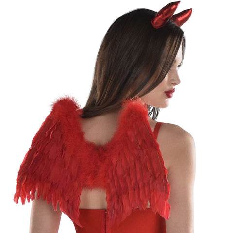 Red Devil Feather Wings