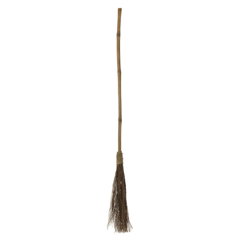 Bamboo and branch witch broom