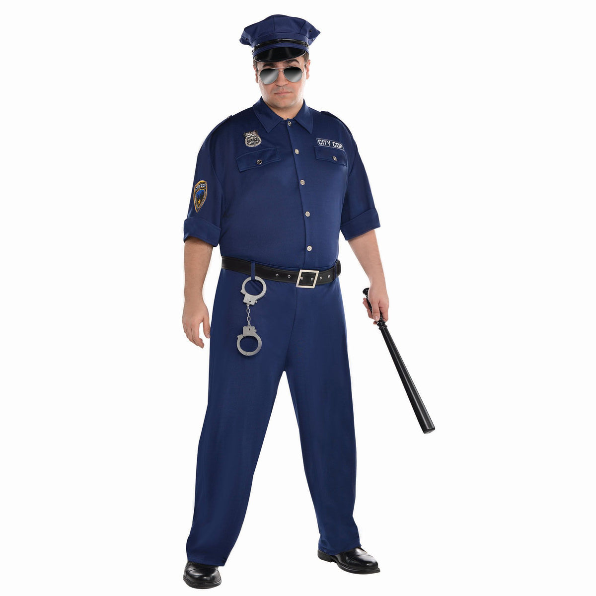 Policeman costume - Men (plus size)