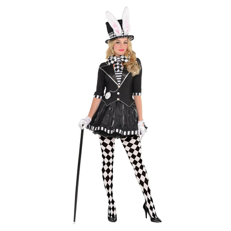 Costume Chapelier Fou Noir - Femme