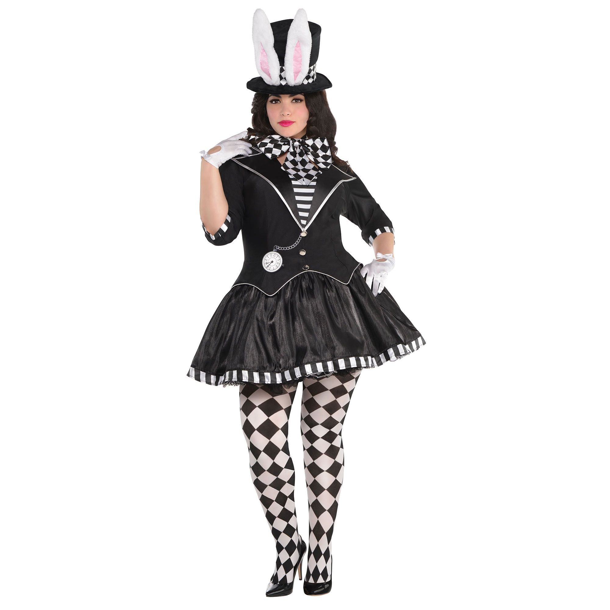 Costume Chapelier Fou Noir - Femme