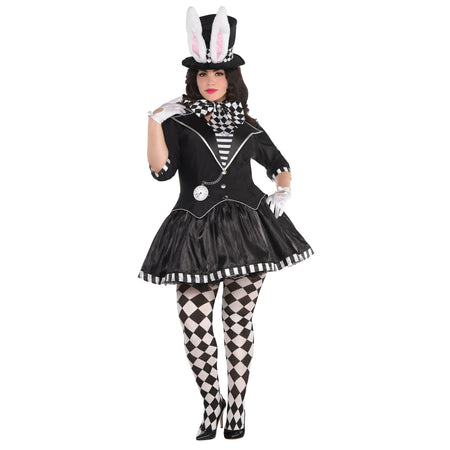 Costume Chapelier Fou Noir - Femme