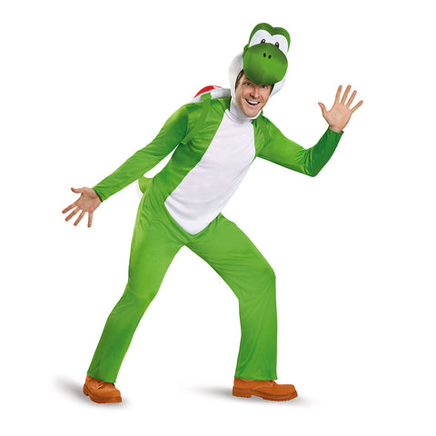 Costume de Yoshi deluxe - Super Mario - Adulte