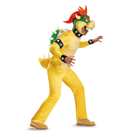 Deluxe Bowser Costume - Super Mario - Adult