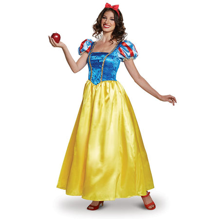 Costume de blanche-neige deluxe - Femme