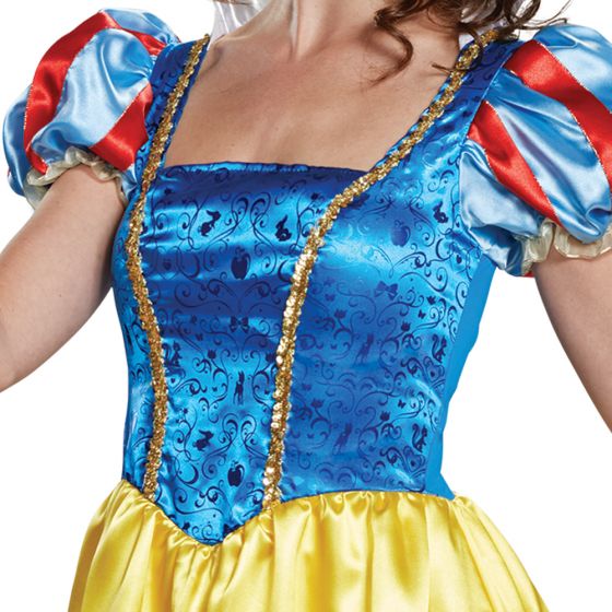 Costume de blanche-neige deluxe - Femme