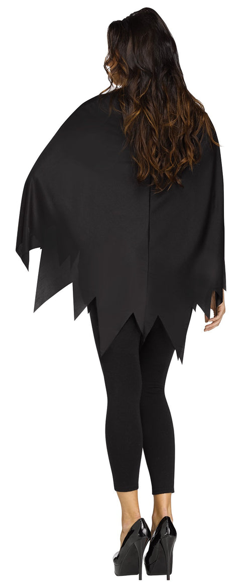 Colorful Skeleton Poncho - Adult