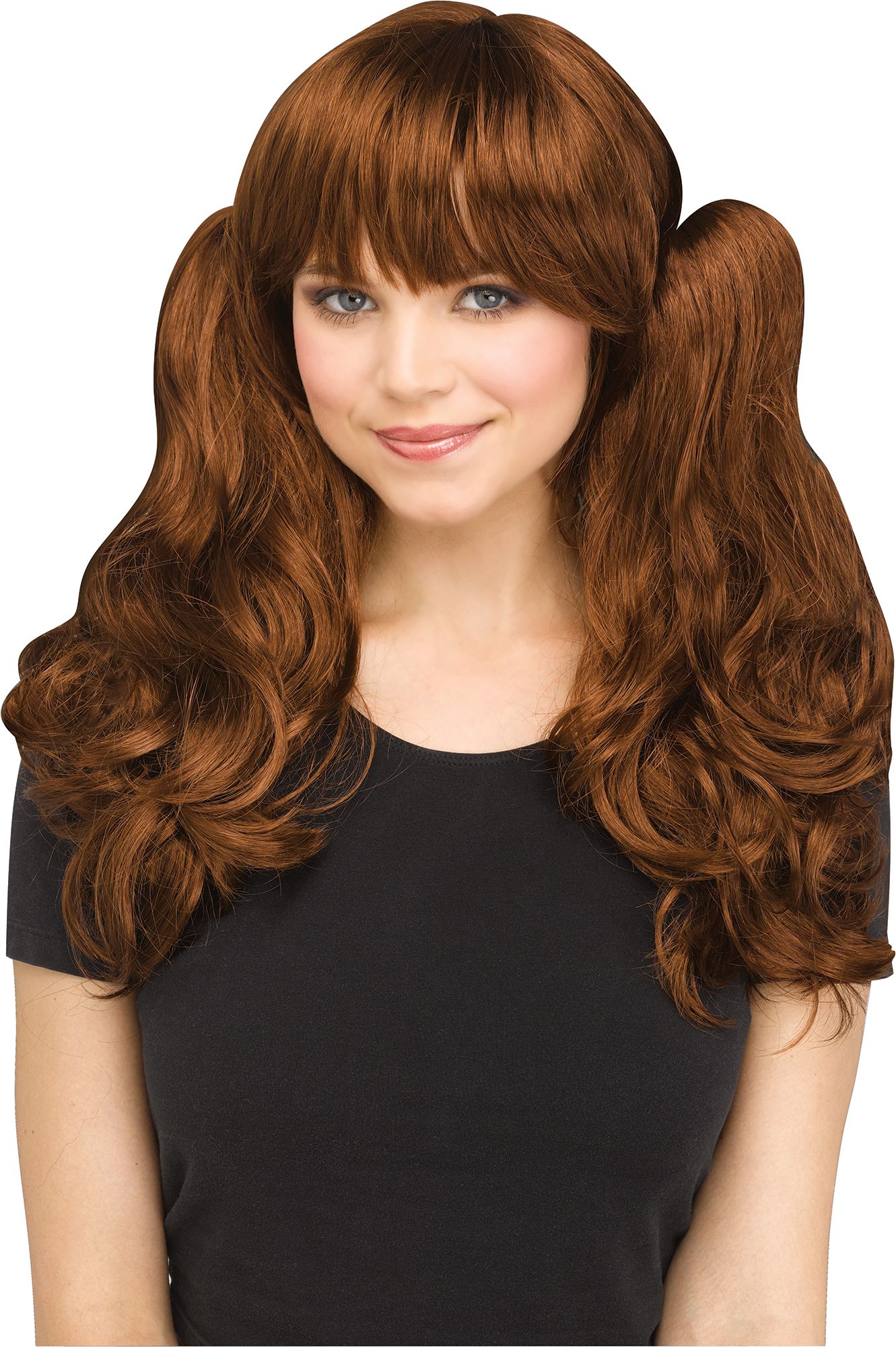 Perruque Convertible (3 en 1) - Brun - Adulte