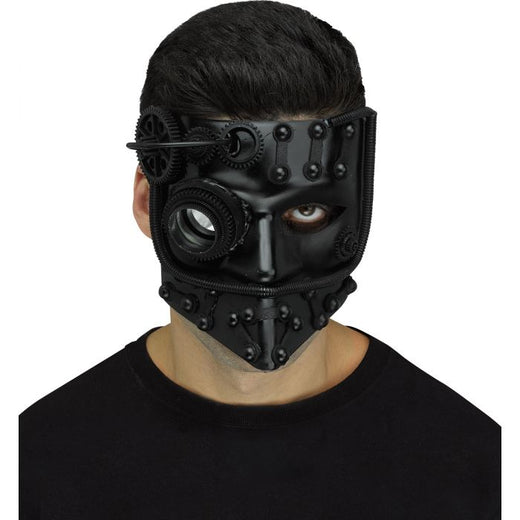 Masque de cyborg - Noir